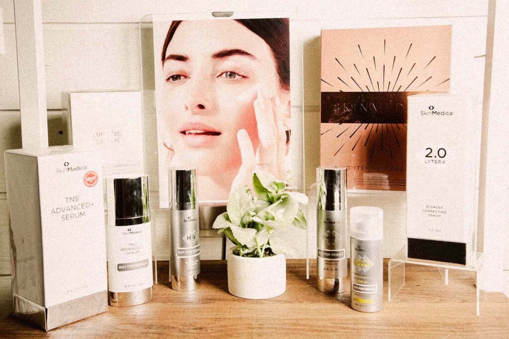 The Cottage Spa & Boutique uses and sells SkinMedica products for Bel Air